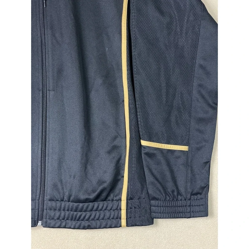 Adidas Hoodie Adult Medium Black Full Zip Long Sleeve 3 Stripes‎ Outdoor Mens